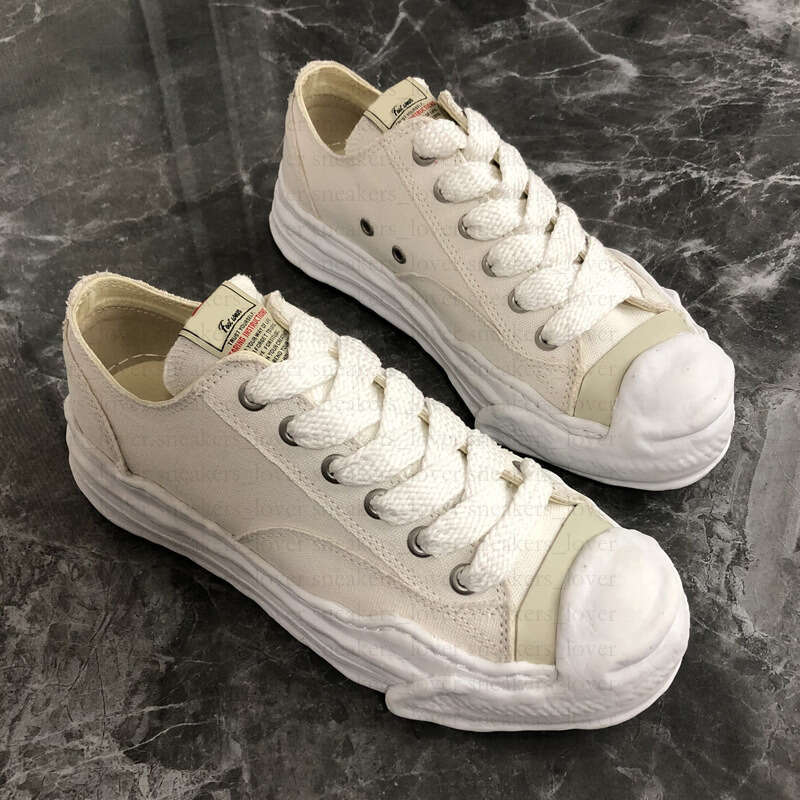 Designer shoes Mens Womens Dissolved Shoes thick soled Casual shoes Black and White OG Canvas Shoes Luxury Outdoors tennis espadrille Shoes Size 36-46