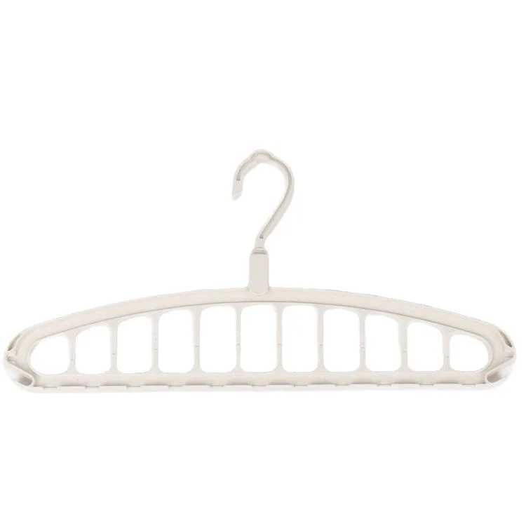 Folding Multi-Hole Clothes Hanger Non-slip Storage Rack Space Saving Clothes Rack Organizers For Wardrobe Jeans Trousers Scarf C251117