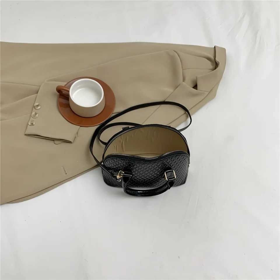 Geometric Pattern Mini Shoulder Bag - Stylish Top Handle Crossbody for Womens ShoppingW251117