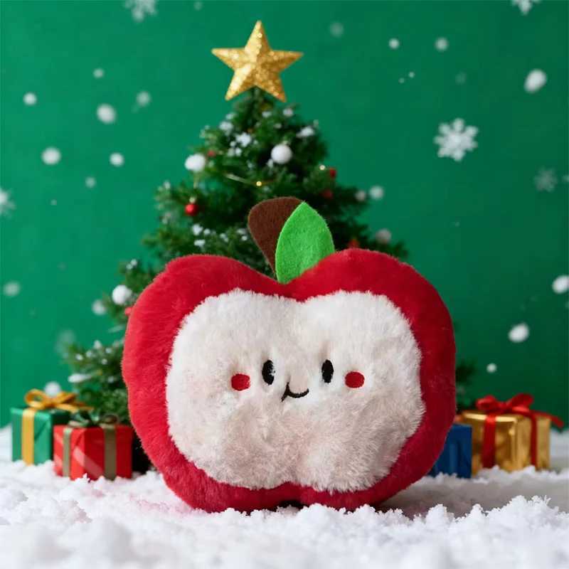 19CM Cute Squishy Red Apple Plush Toy Soft Lovely Fruit Huggable Pillow Cushion Stuffed Doll Xmas Kids Christmas Birthday Gifts J251117