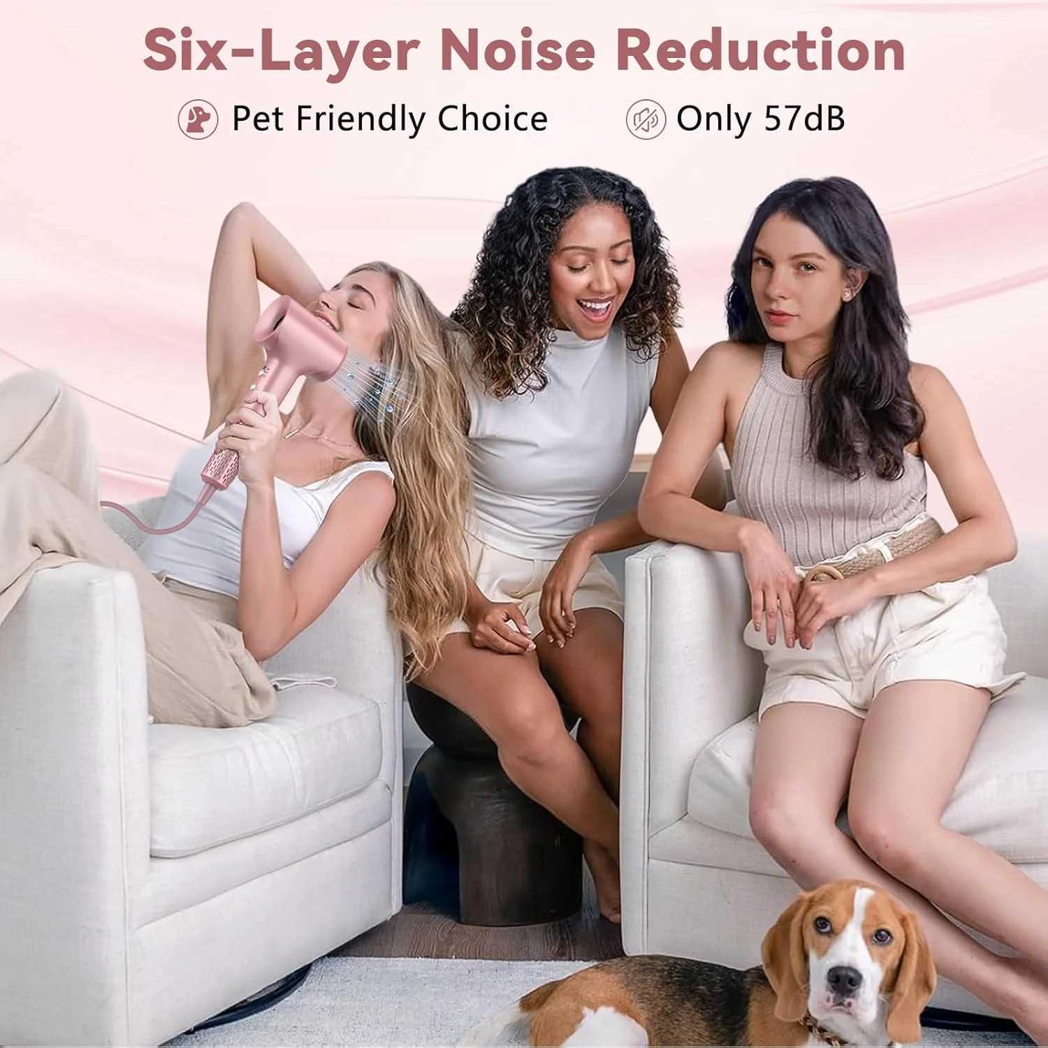 Professional Salon Hair Dryer 110000 RPM High Speed Fast Drying Hot Air Brush Constant Temperature Negative Ion BLDC Hair DryerT251118