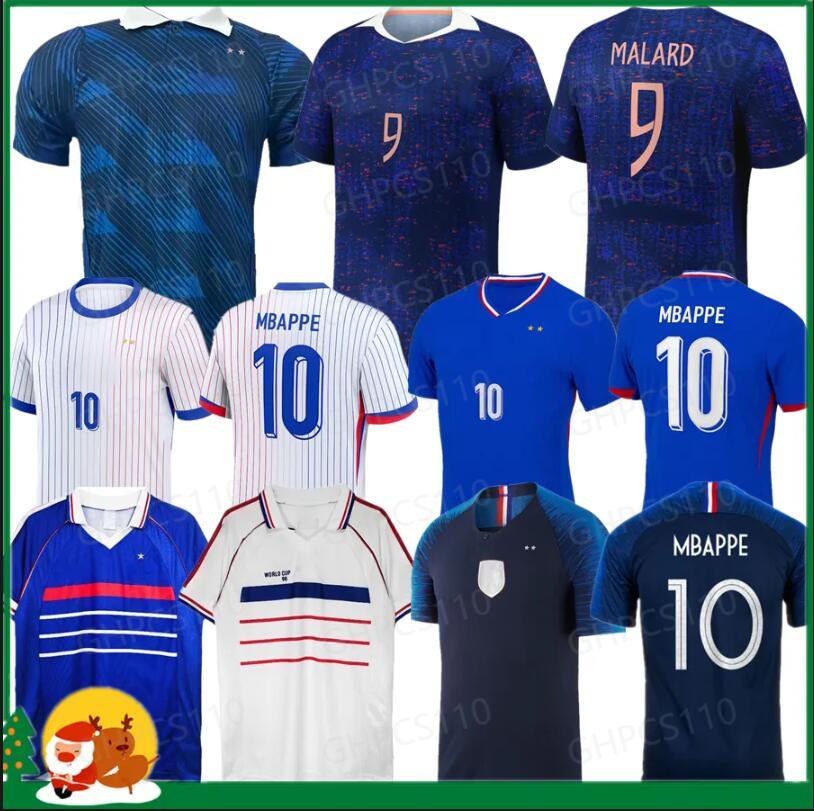 French club Full Sets 2026 BENZEMA soccer jerseys 25 26 GIROUD MBAPPE GRIEZMANN KANTE O.Dembele Maillot de foot equipe Maillots 1998 2014 Men kids kit football shirt
