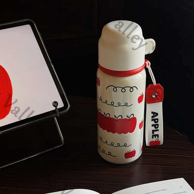 Anime Love and Deepspace Caleb Cosplay Apple Water Glass Vacuum Cup Cartoon Accompanying Sippy Cups Thermal Mug Insulated Mugs Y251120 W260226