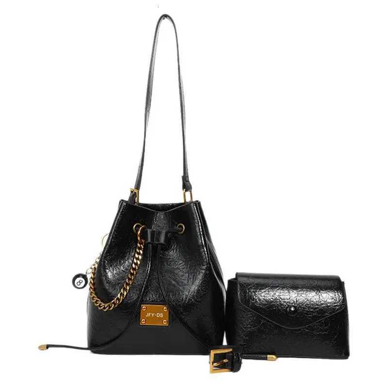 Spacious Bucket Mommy Bag Women Detachable Mini Purse Caviar Texture Shoulder Tote Farmer Market Ready SustainableW251118