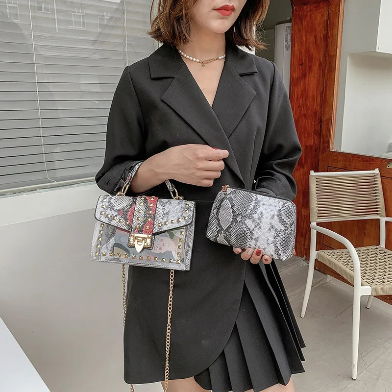 Women Studded Graffiti Crossbody Bags Fashion Shoulder Bag For Ladies Female er Handbags High Quality 250417