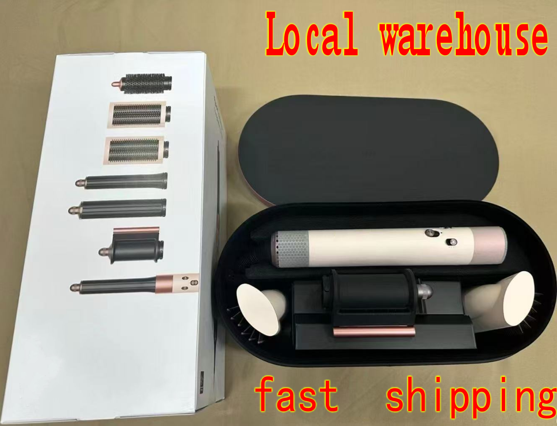 2025 dysonn Super 7-in-1 hair curler negative ion hair dryer professional adjustable temperature curling iron with box packaging US/EU/UK plug airwrap air wrap