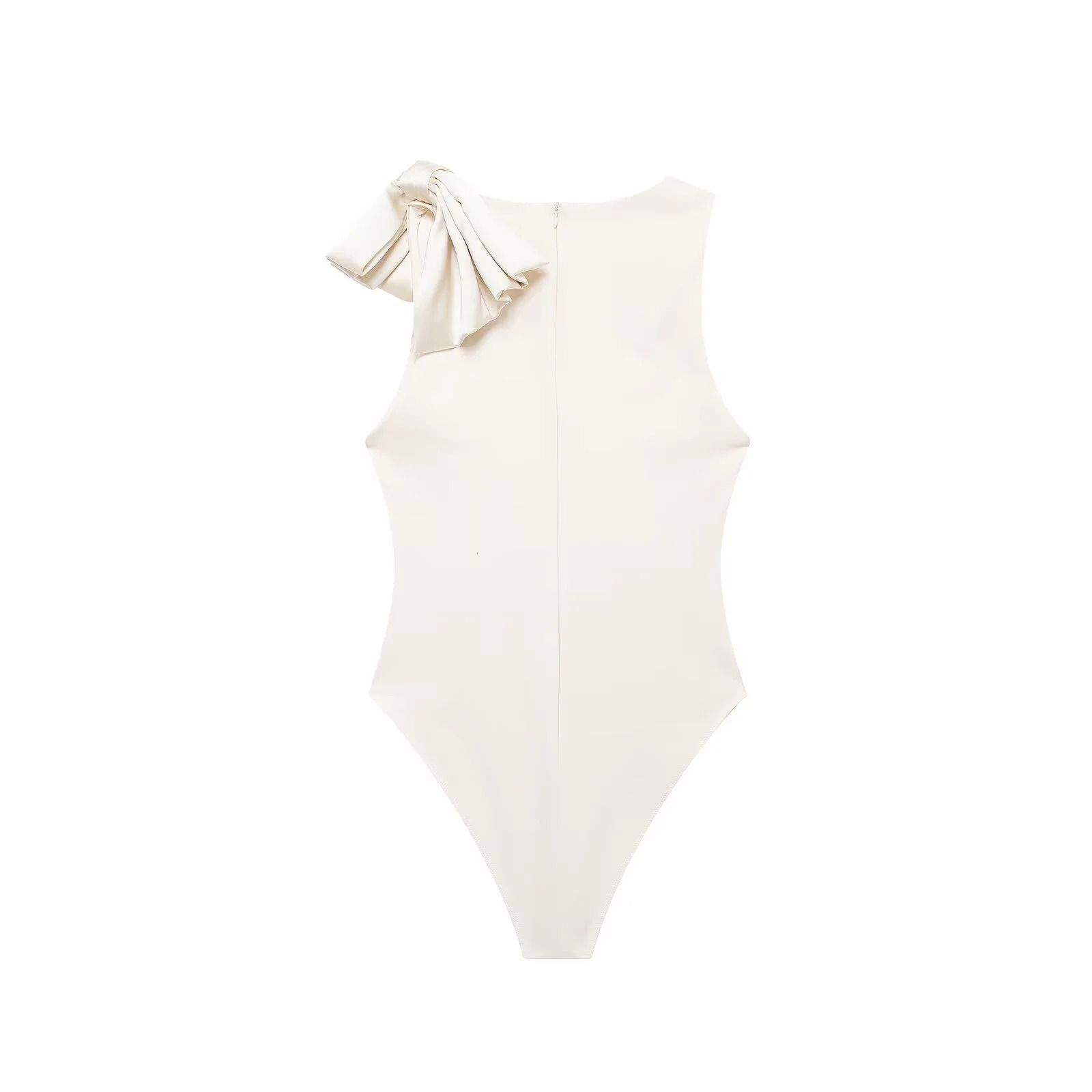 Autumn womens clothing European and American fashion silk satin texture bow decoration onepiece dress 250415Z