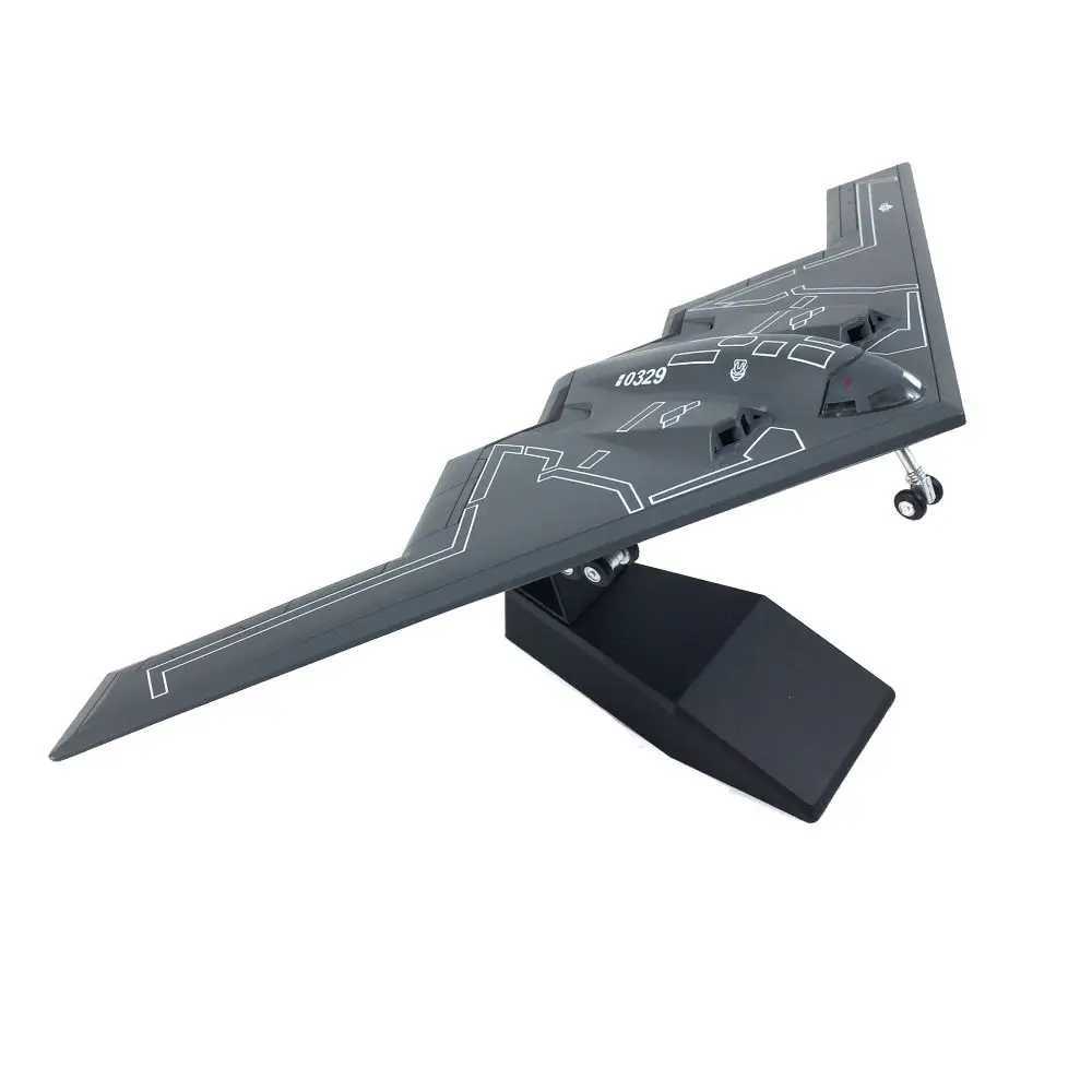 1200 Scale Air Force B2 USAF B-2A For Display B2 Aircraft Model Diecast Ghost Airplane Plane Toy Home Decor C251118