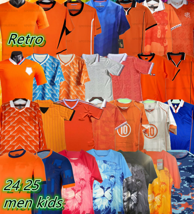 2024 2025 Netherlands European Cup 24 25 Holland Soccer jersey WEGHORST GAKPO Shirt VIRGIL AKE XAVI DE LIGT men kids kit Vintage Special Retro 86 88 94 95 97 98 00 08 12 14