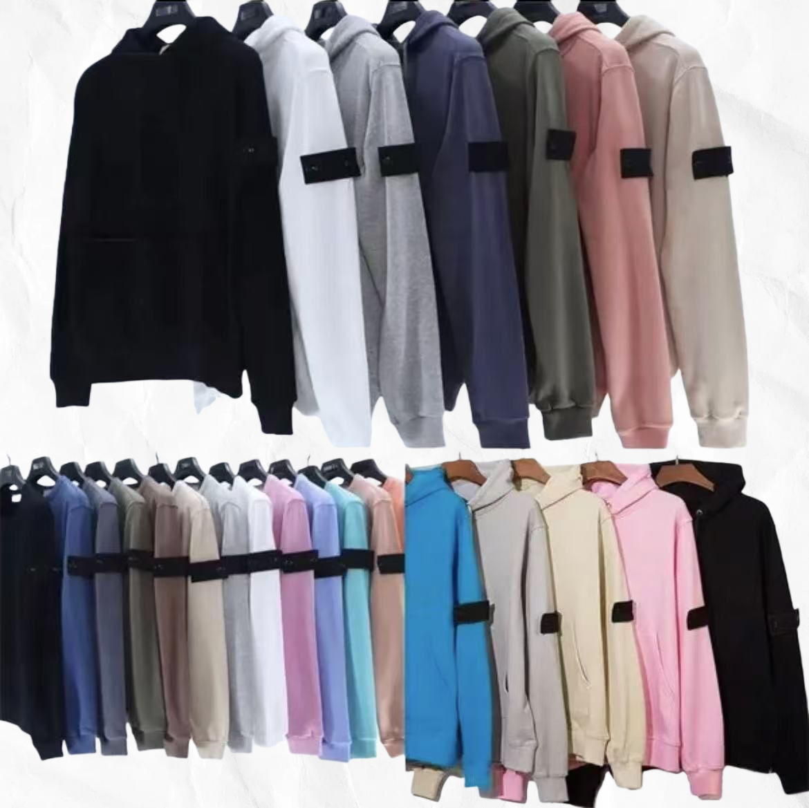 designer hoodie men jumper badge stones sweatshirt hoodies men cargo pants pull Pullover tracksuit autumn hoodies high quality womens Long sleeve sweater islands