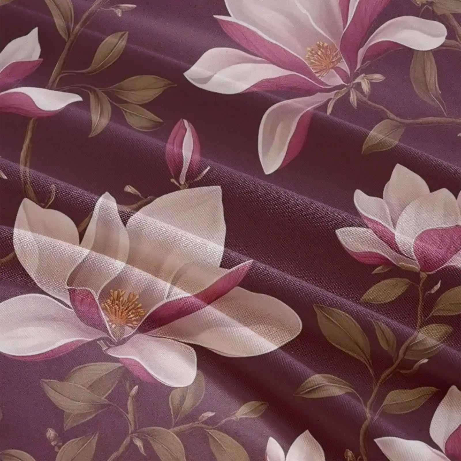 Duvet Cover White Pink Magnolia Flower Theme Floral Bedding Set Suitable for Bedroom Decoration Living Room Hotel Modern DecorM251118