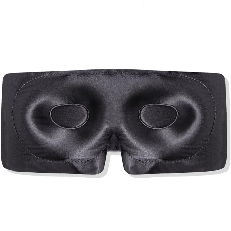 DROWSY Eyelash Protecting Silk Sleep Mask for Natural Lashes & Extensions. Deep Eye Cups, Zero Pressure, Total Blackout, Full Wraparound (Moonlight Shadow)