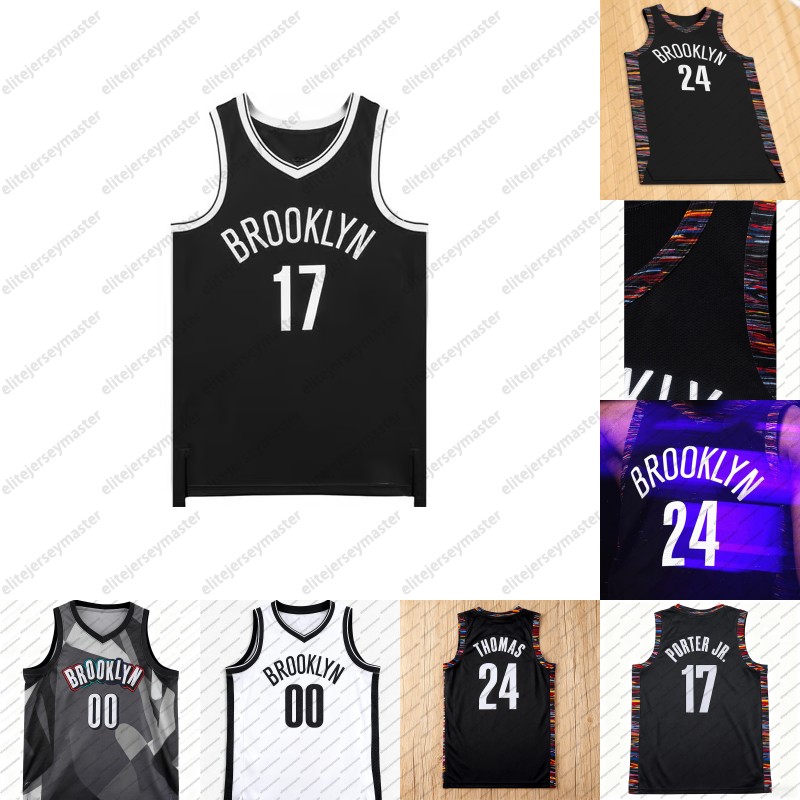 24 Cam Thomas 17 Michael Porter Jr. 2025-26 Nic Claxton Williams Mann Clowney Personalized Customized Basketball Jerseys Custom Any Number Name 111