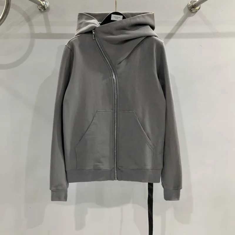 HKSH Mens Tide Punk Dark Autumn Winter New RO Style Wizardry Zipper Womens Fashion Cotton Sweatshirt Chic Coats Hoodies HK0530 X251118