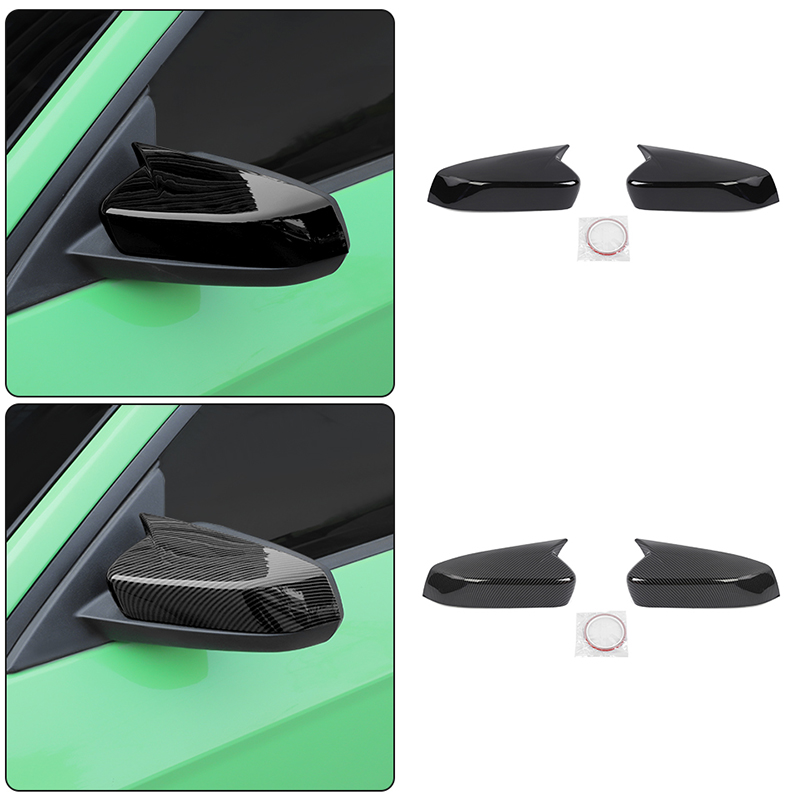 ABS High quality Reverse Rearview Mirror Housing Decoration Cover For Ford Mustang 2009-2014 Car External Accessories