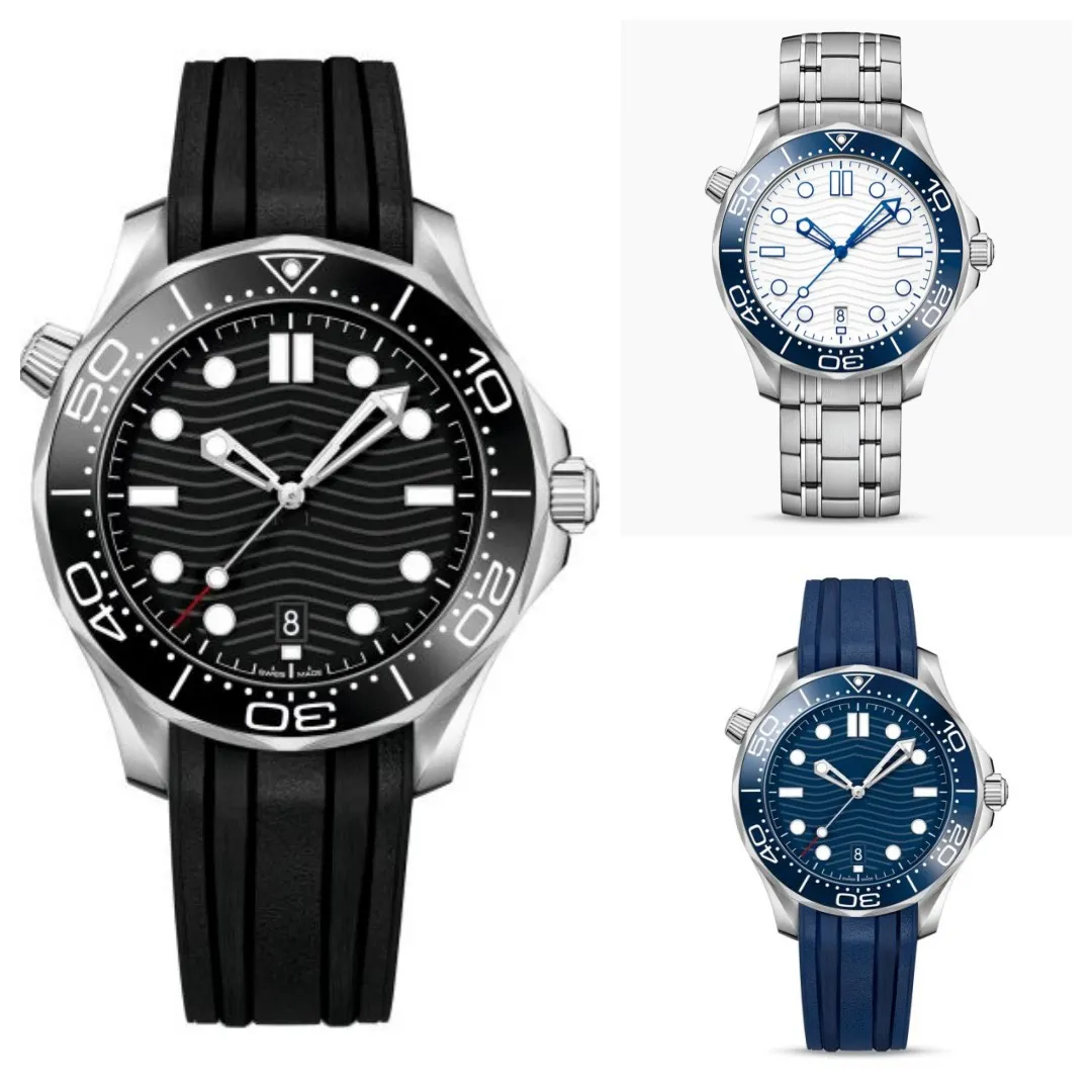 Men's Luxury Fashion Classic 42mm stainless steel Automatic Mechanical Watch Rubber 2813 Movement Designer Sports Watch Sapphire waterproof watch