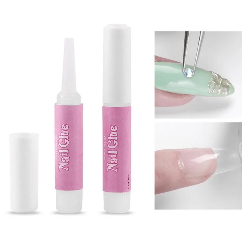 100Pcs/batch of acrylic nail glue pressed onto nails professional nail tip glue long-lasting nail glue super adhesive #GY* 250411