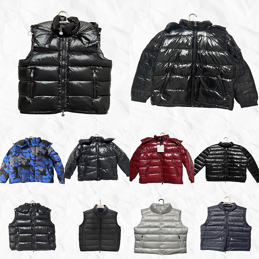 Multiple options Lightweight Mens Down Vest Stand Collar men gilet Chest NFC Badge men down vest Autumn Winter gilets size 1-5