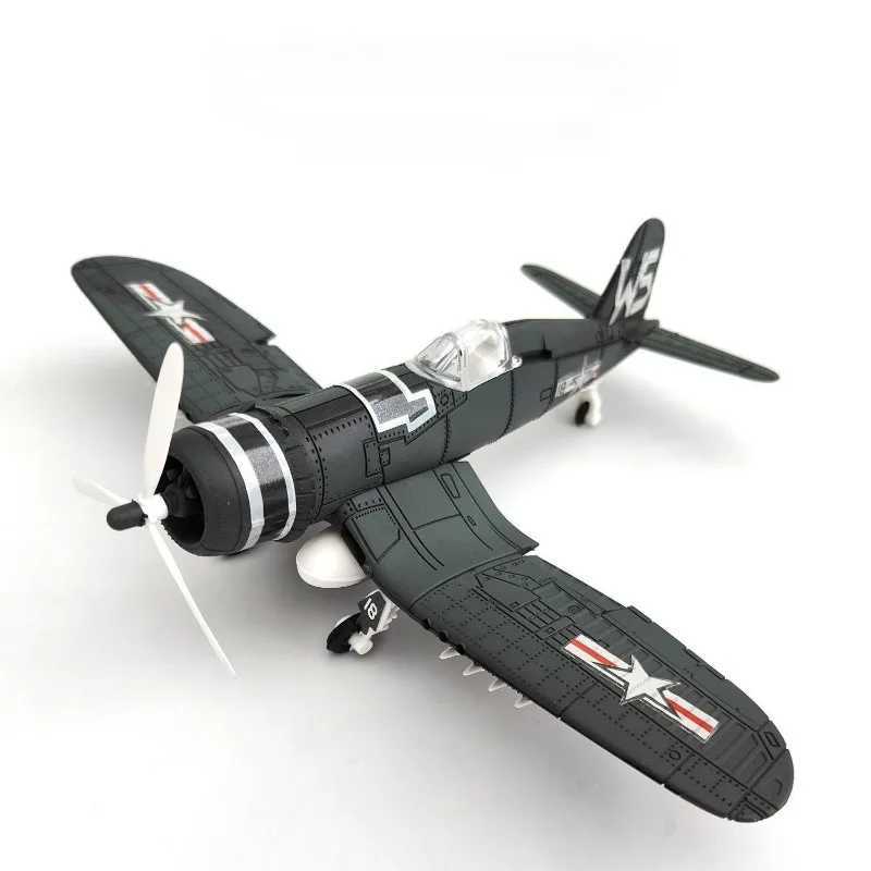 1/48 WWII American Corsair Mustang British Spitfire Hurricane German BF109 Fighter Jet Plastic Assembled Airplane Model Kit Toy C251118