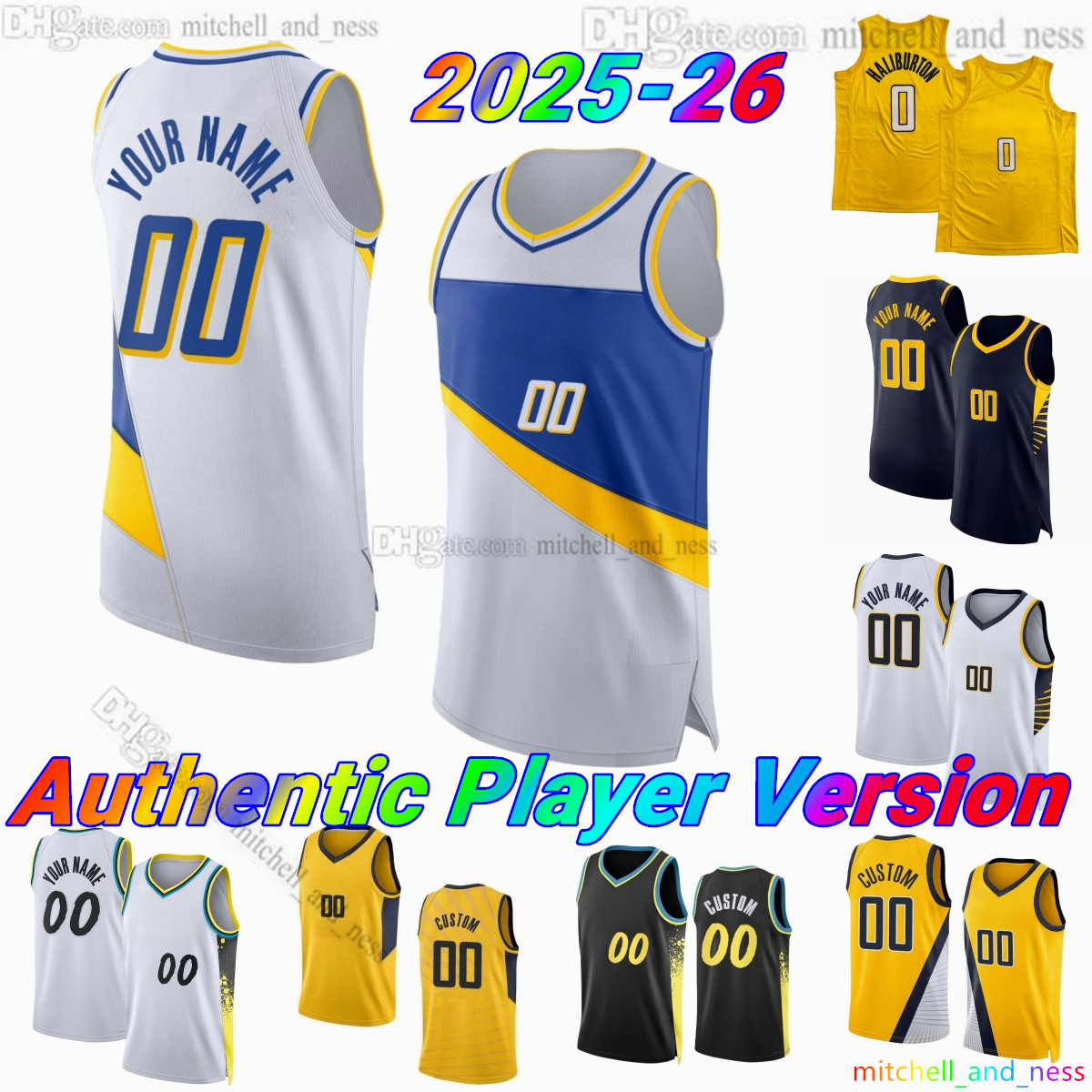 Custom AU New City 00 Bennedict Mathurin Player Version Basketball Jersey 43 Pascal Siakam 0 Tyrese Haliburton Authentic 1 Obi Toppin 2 Nembhard Stitched Jerseys