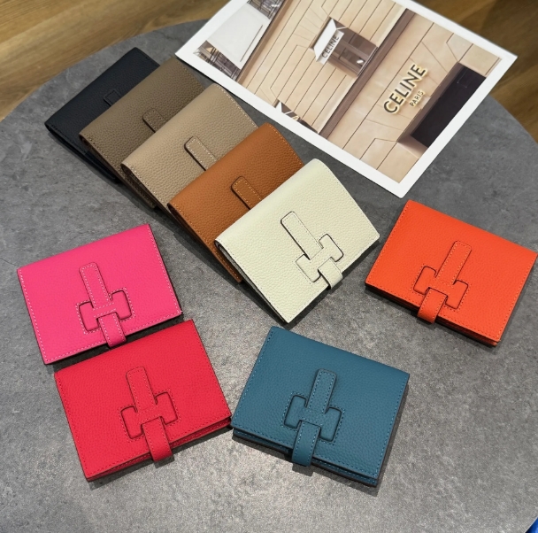 5A top quality leather Designers H wallet women/men old flower card holder fashion plaid style purse mens Clutch purse luxurys men mini tote Bags 001