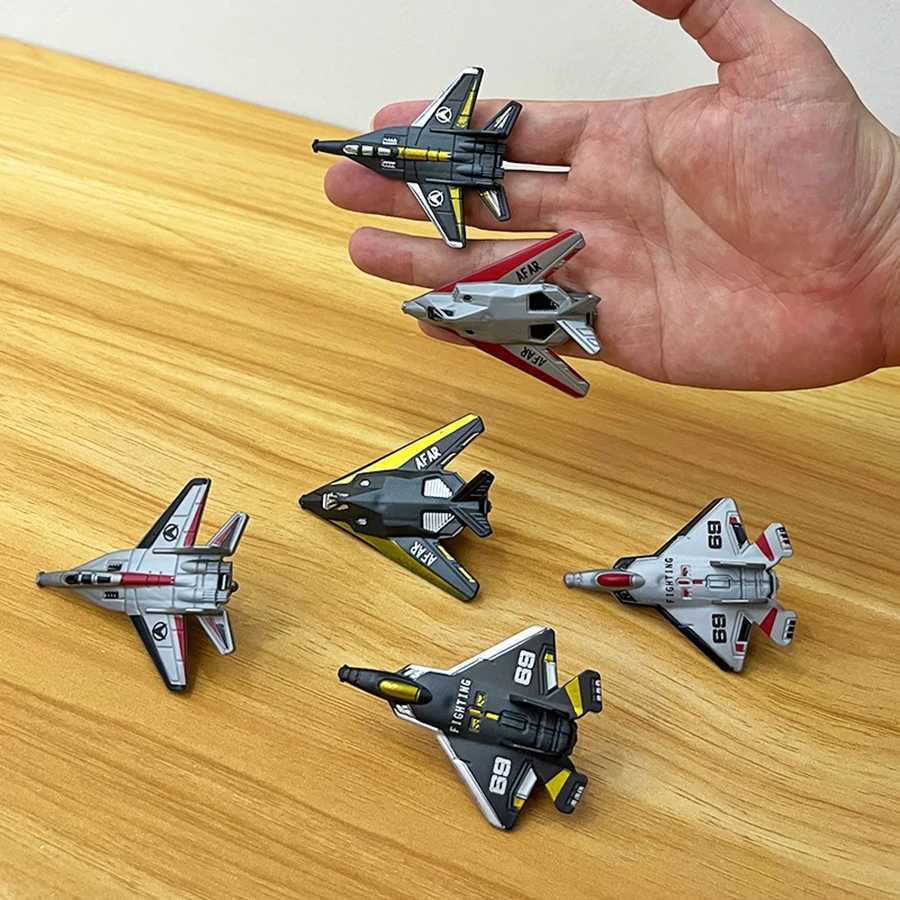 Aircraft carrier battle plan launchable fighter with 6pcs children military combat children boy toys Christmas gifts C251118