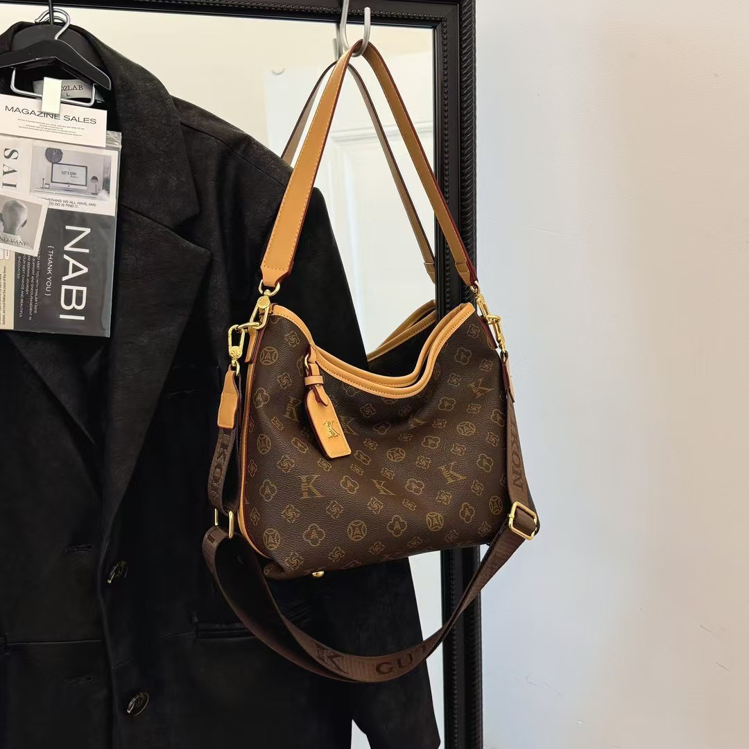 LUYIWEINASI Woman Shopping Toter Pochette Metis Bags Genuine Leather Hobos Women Crossbody Tote Shoulder Bag Purse Handbags Wallet Ladie Men Women Bag
