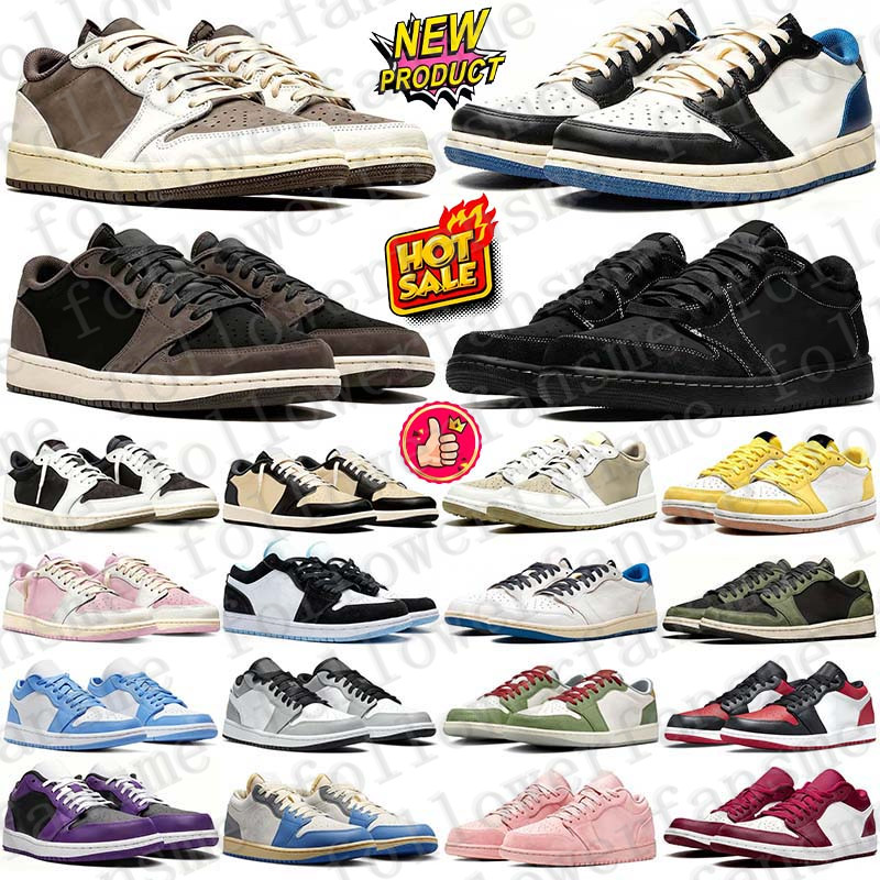Designer 1 1s low Basketball Shoes sneakers trainers chaussure Outdoor for mens womens men women trainers Sports runners size 36-47