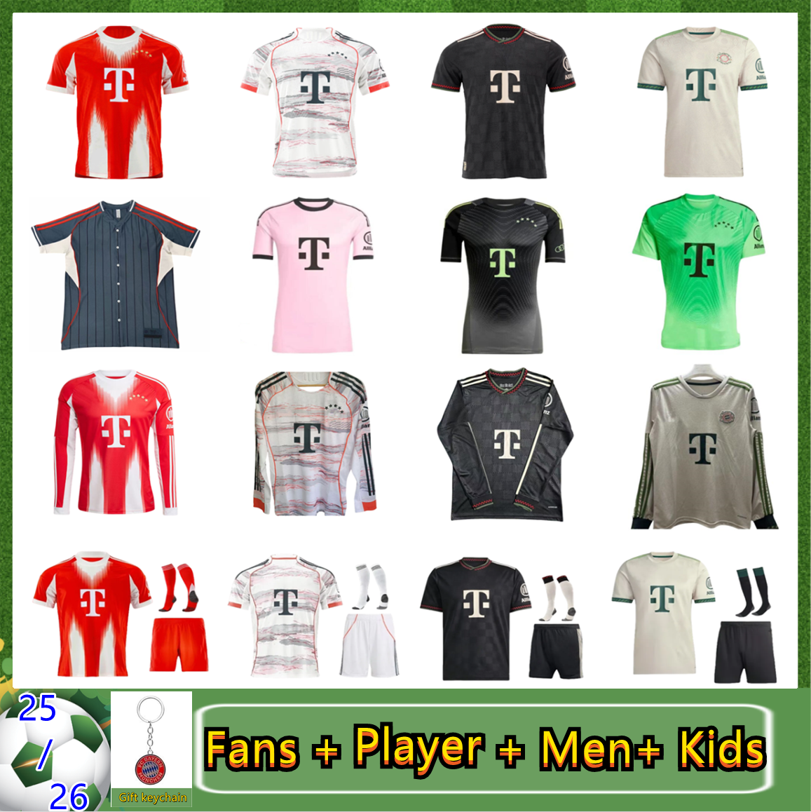 Bayern munich25 26 soccer jersey KANE OLISE 2025 2026 football shirt GORETZKA GNABRY MUSIALA SANE camisa de futebol KIMMICH fans player JOAO CANCELO men kids kits