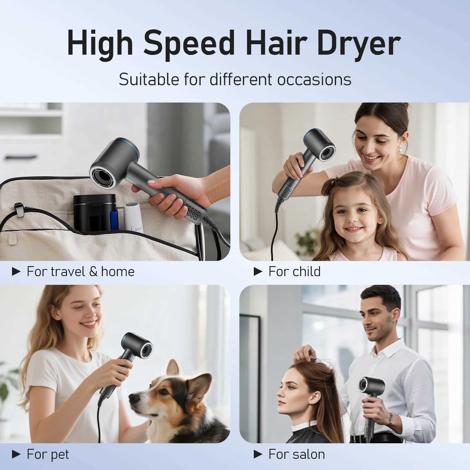 High Quality High Speed Hair Dryer with Brushless DC Motor and Ionic Tech with Touch ScreenT251118