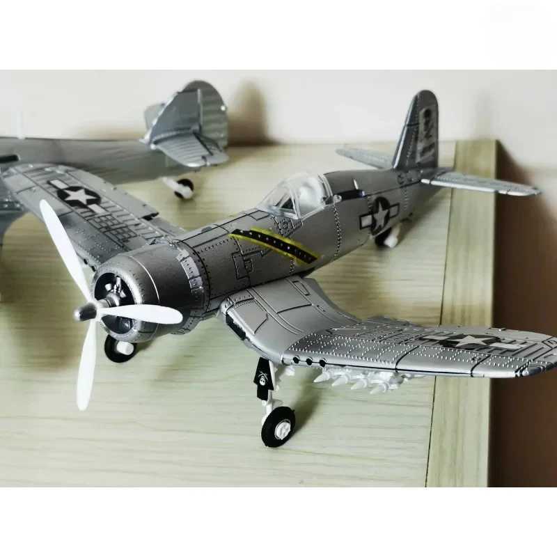 1/48 WWII American Corsair Mustang British Spitfire Hurricane German BF109 Fighter Jet Plastic Assembled Airplane Model Kit Toy C251118