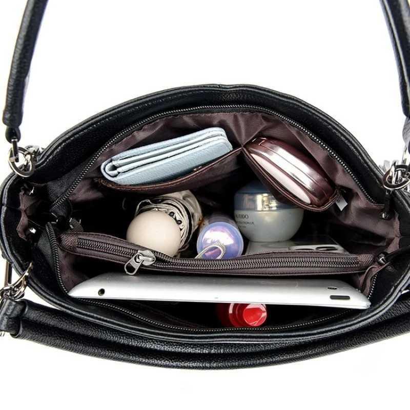 Elegant Paris-Inspired Leather Crossbody Bag - Unique Vintage Messenger Purse With Chic Letter DesignW251118