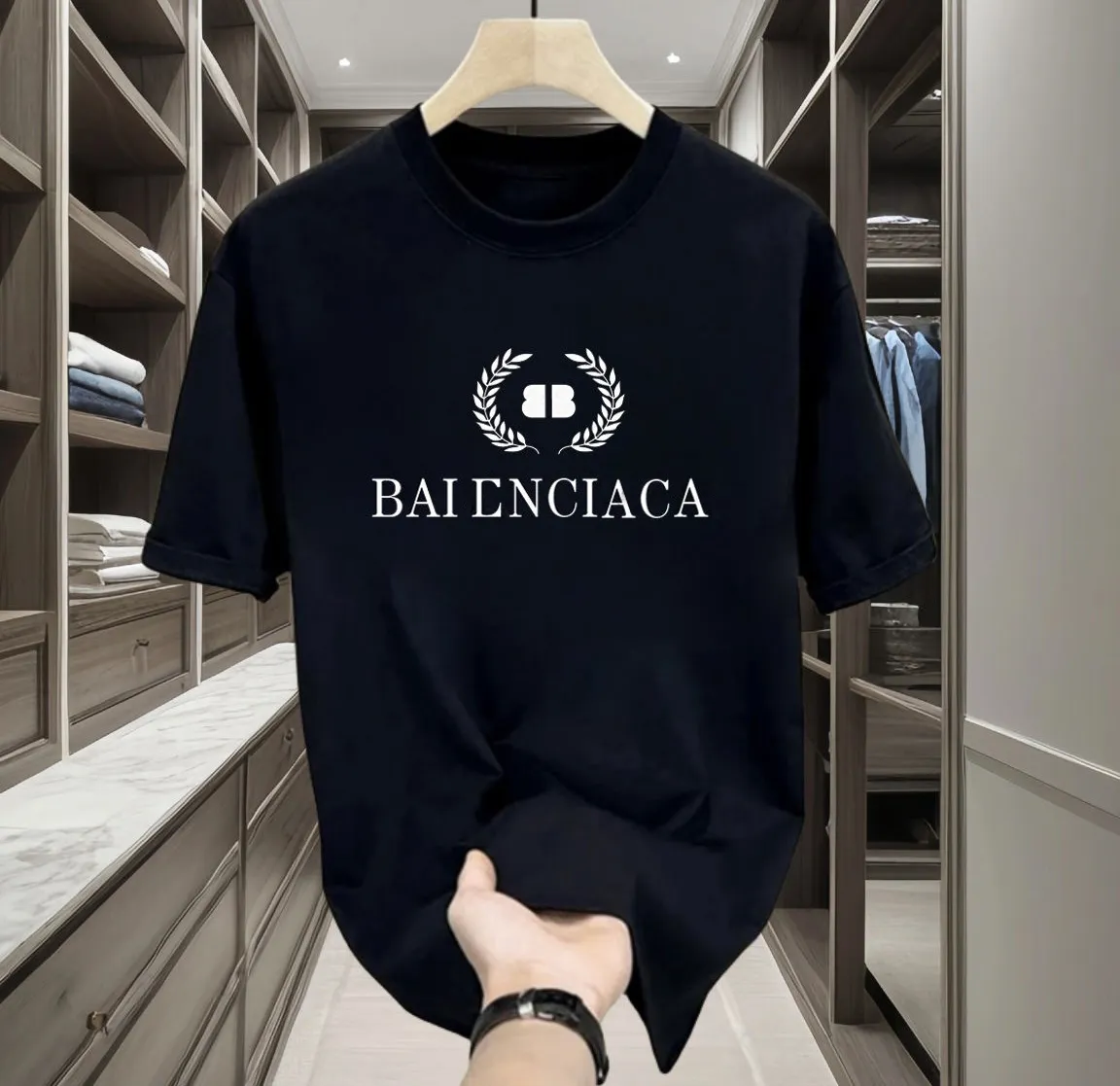 Summer new high-quality fashion designer luxury fashion men's and women's casual cotton T-shirt fashion letters T-shirt short sleeve men's T-shirt