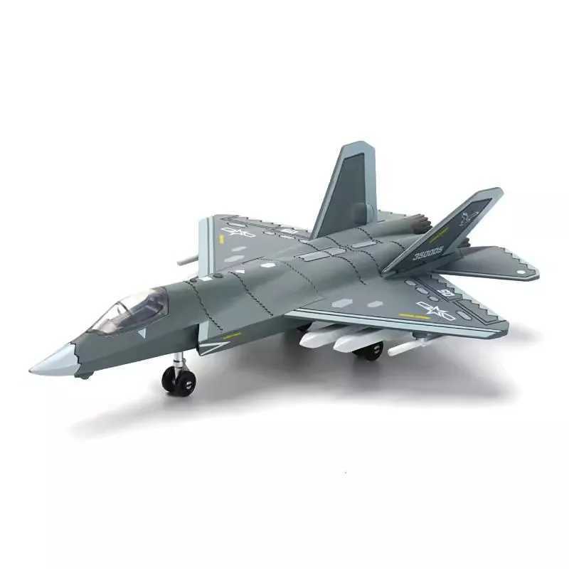 172 Creative Military Series Building Blocks Chinese J35 Stealth Fighter Jet Model Home Decor Toys For Boys Christmas Gifts C251118