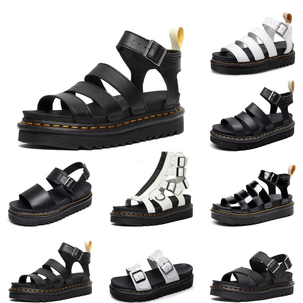 Top-level doc martin sandals Designer Sandals Leather Sandal for Women martin shoes doc sandals classic ankle booties platform Shoe ladies fashion luxury shoes
