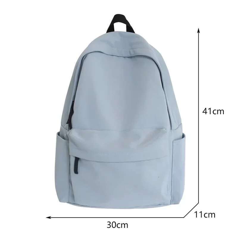 Water Resistant Travel Backpack Large Capacity Waterproof Nylon Computer Bag - Black Grey White Red Versatile hot Unisex Design
