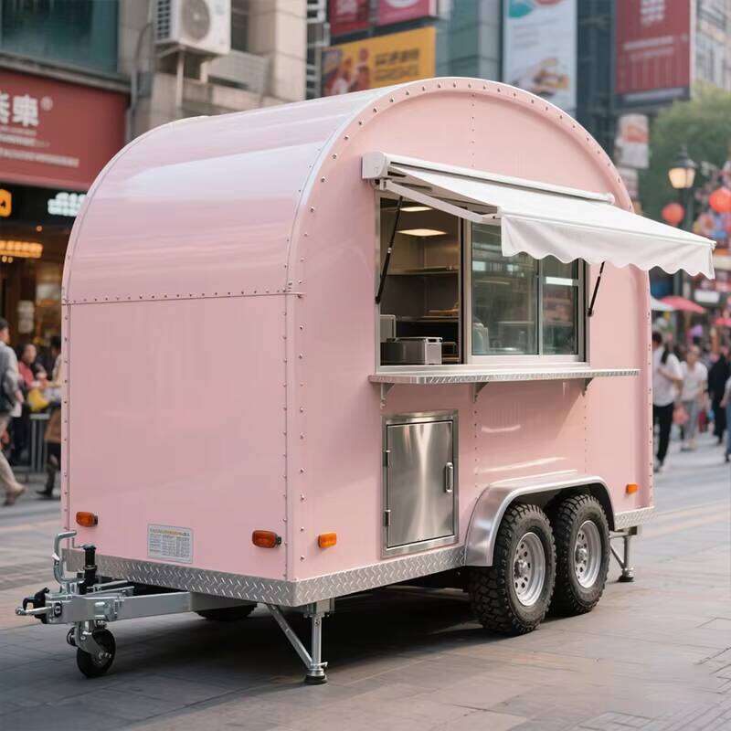Custom Size Design Mobile Kitchen Food Trailer with High Quality