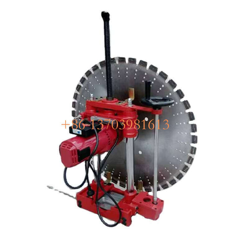 High - Speed Wall Saw Machine for Fast Reinforced Concrete Cutting in Road Repair