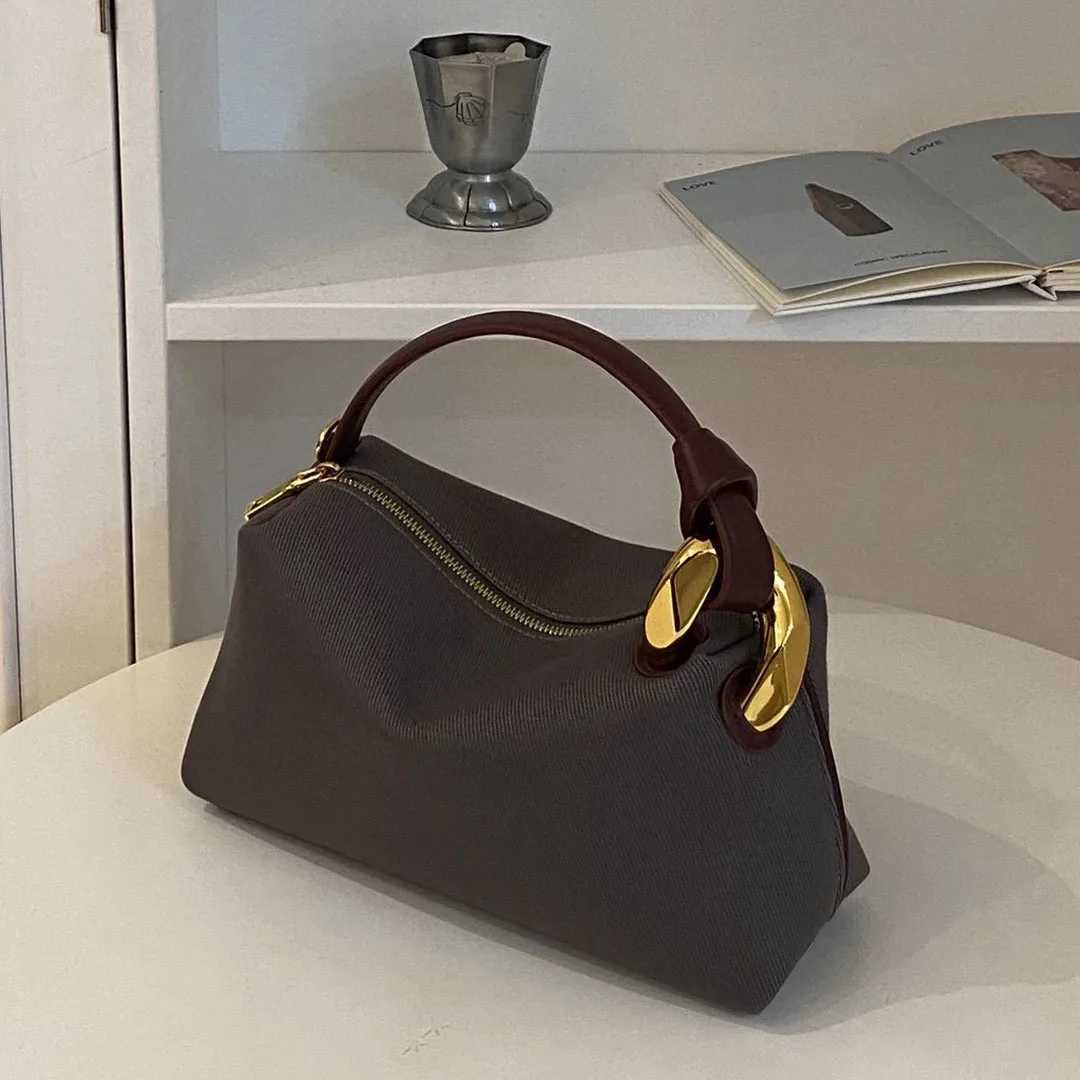 Textured Oxford cloth underarm bag 2025 new design personality contrast color one-shoulder crossbody bag fashion ladies handbagW251118