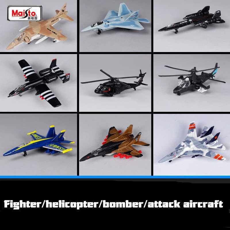 Maisto model airplane die-casting metal toy gift collection transport airplane fighter helicopter Games Children toys C251118