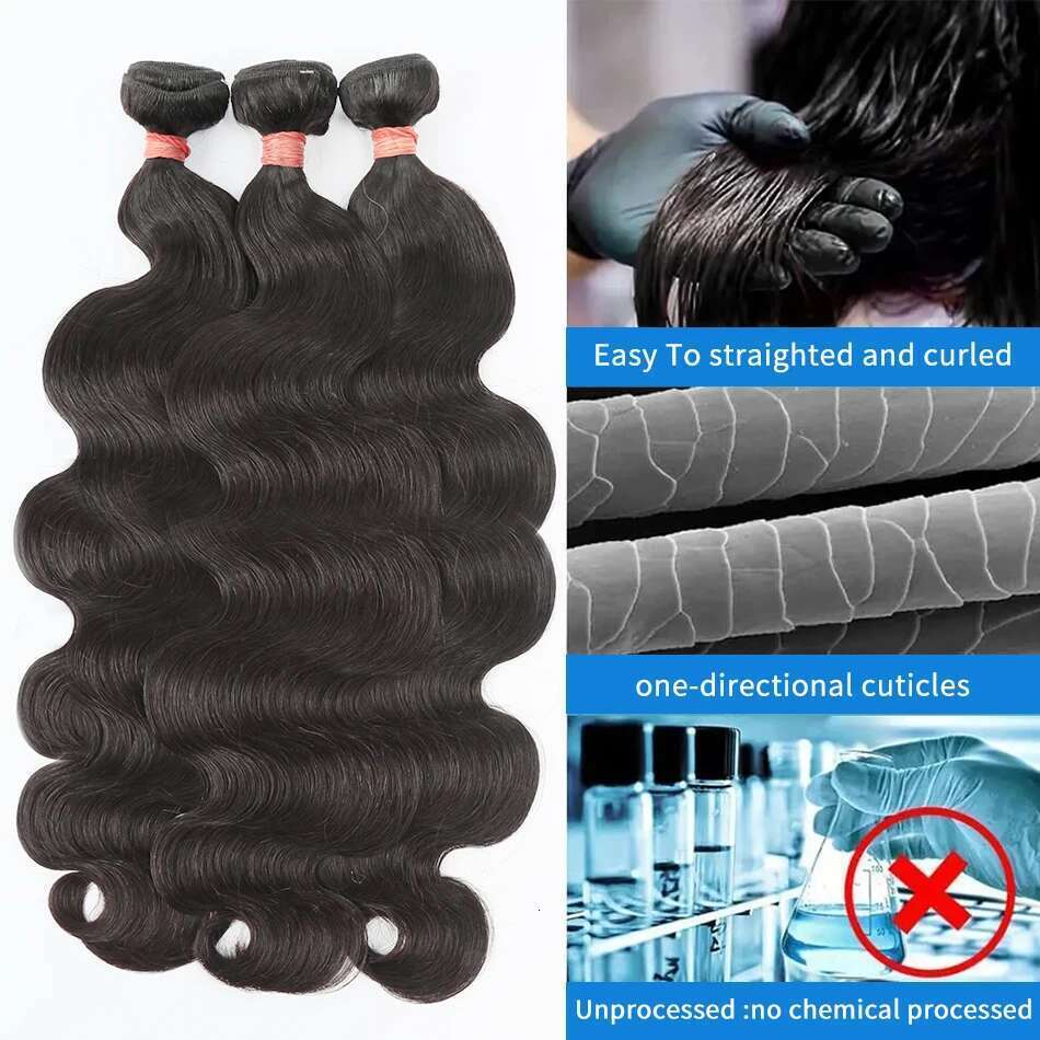 Xcurly Body Remy Unprocessed Raw Virgin 100% Human Hair Water Wave Extensions 3 4 5 Bundles Deal
