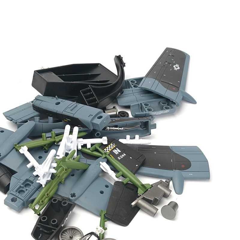 172 Creative Military Series Building Blocks New A-10 Thunderbolt II Support Attack Aircraft Model Toys For Kids Christmas Gift C251118
