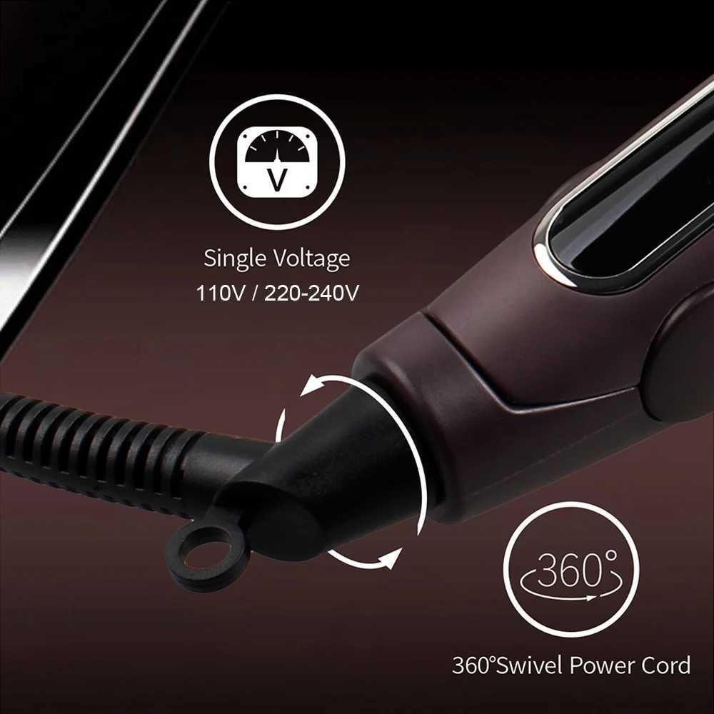 Professional Hair Straightener Curler Wide Plate Ceramic Hair Flat Irons Keratin Treatment 230 MCH Fast Heating Salon Styler W250814