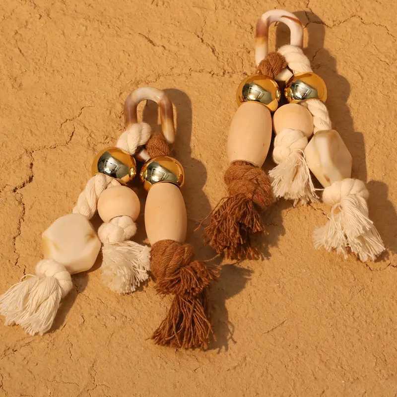 Declaration Long earrings beads tassels handmade earrings for womens wedding party jewelryXJ250418