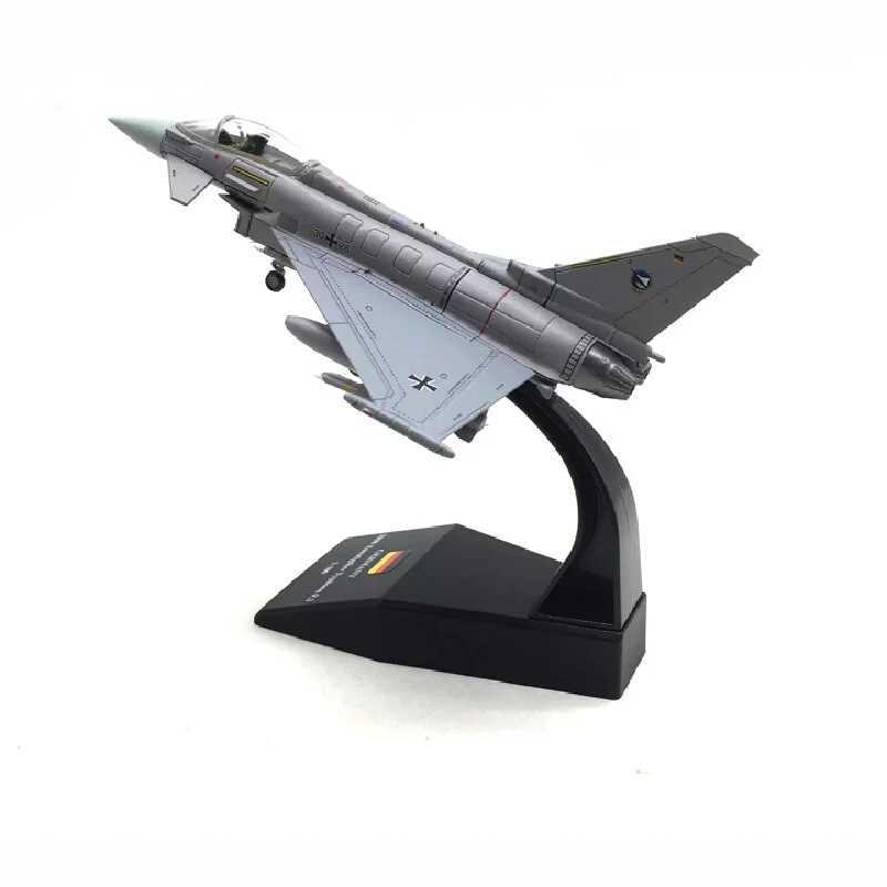 Die Cast Alloy Aircraft Model 1/100 European Typhoon Ef2000 Simulation Alloy Fighter Aircraft Model Indoor Collection Gift C251118