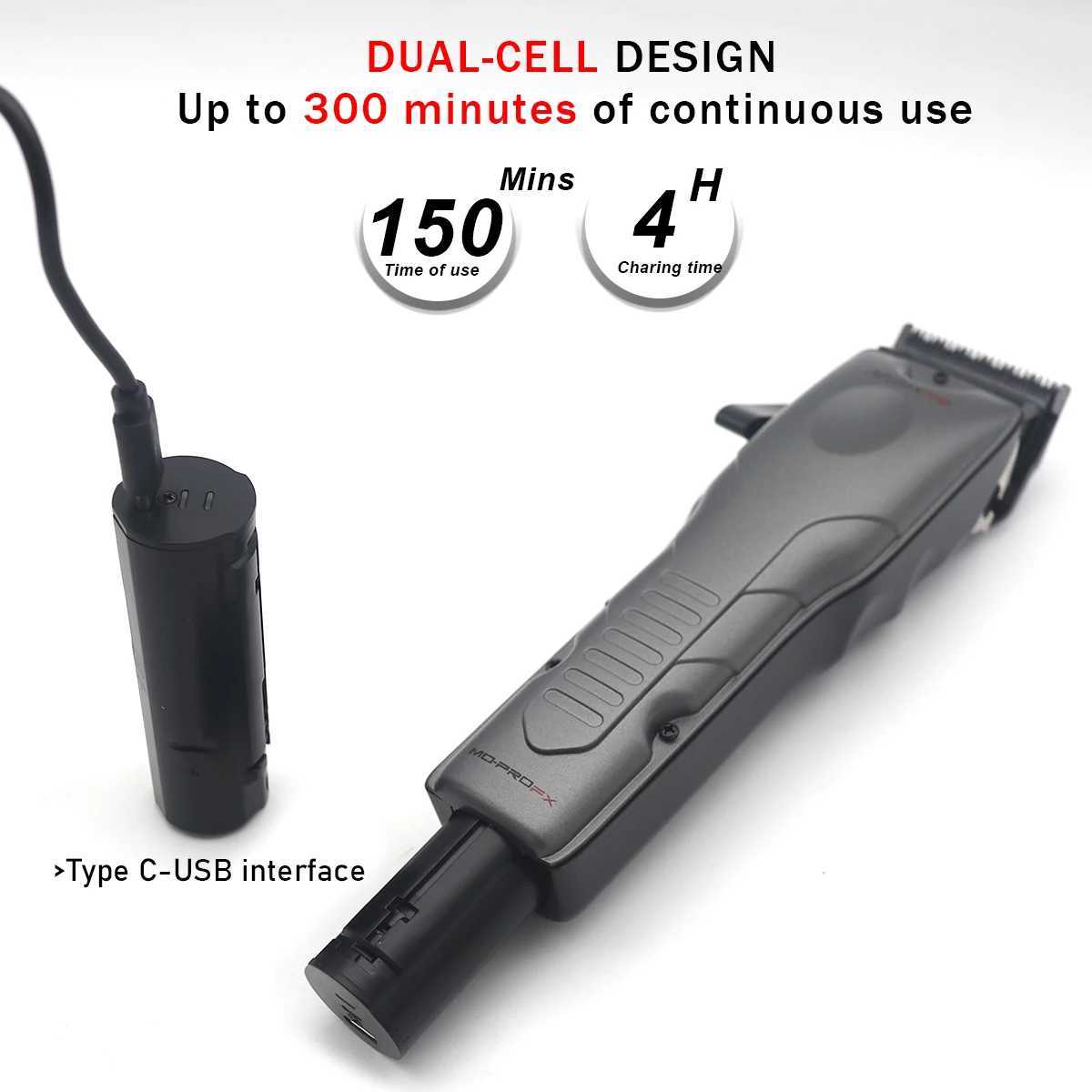 Professional Electric Hair Clipper Milos PRO Brushless Motor 6800RPM Two batteries detachable 5 adjustable length DLCW250418