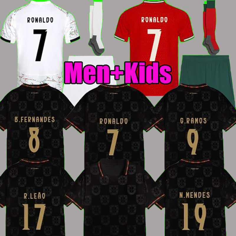 26 27portugalS soccer jerseys RUBEN RONALDO PEPE Portugieser 25 Portuguese fans player version football shirt Men Kids kit 3XL 4XL team Portugals tops thailand