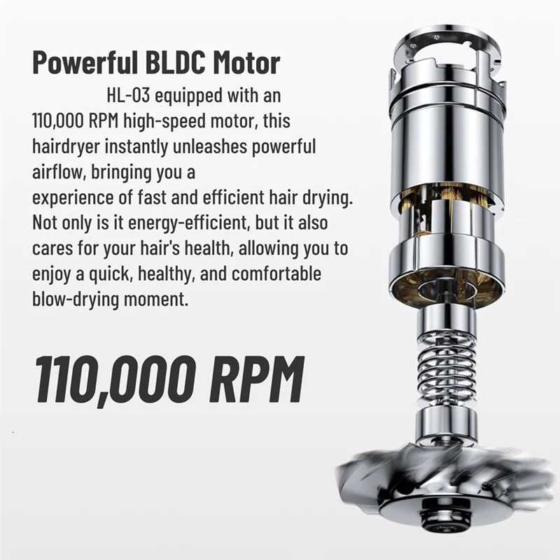 B50C Super Hair Dryer For Hair 220-240V 1500W High Power Blow Dryer Styling Tool Professional Hairdryer Ionic Hairdryers EU PlugT251118