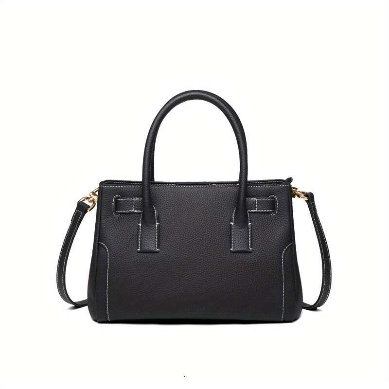 ZOOLER Women's Genuine Leather - Vintage Quilted Design With Adjustable Strap, Zipper Closure Golden-Tone Hardware, Elegant / Commuter Handbag Fo