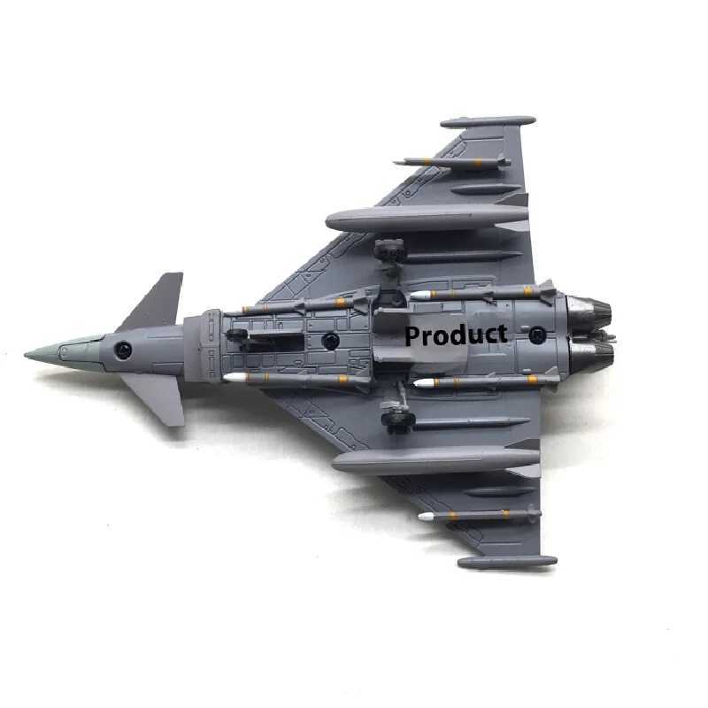 Die Cast Alloy Aircraft Model 1/100 European Typhoon Ef2000 Simulation Alloy Fighter Aircraft Model Indoor Collection Gift C251118